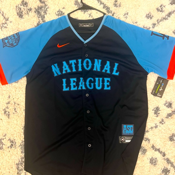 National League Shohei Ohtani Nike Navy 2024 MLB All Star game jersey LA Dodgers - Picture 2 of 8